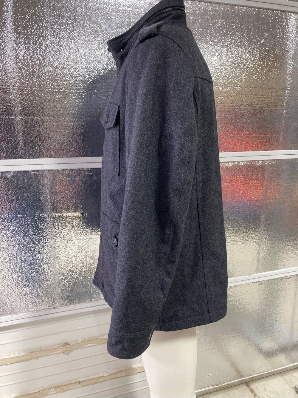 Black Rivet Coat - Picture 6 of 14